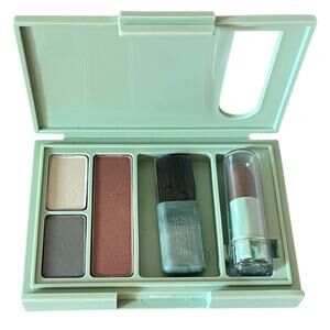 Clinique Eyeshadow SEA SHORE / SILK BRONZE Blush / Mini Lipstick ~ Vintage